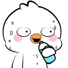 Chubby White Duck : Animated