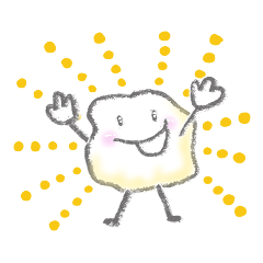 Cute cloud stickers Japanese ver