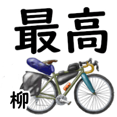 Yanagi'having fun bike