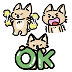 Adorable White Dog Stickers for Everyday