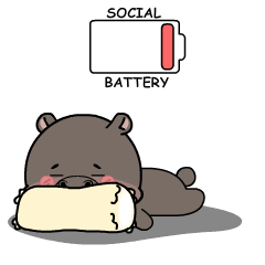 Baby Hippo 9 : Animated Stickers