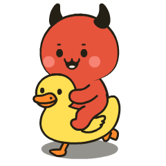 Cute Red Devil 7 : Animated Stickers