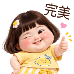 Funny face girl 207 BIG TW – LINE貼圖 | LINE STORE