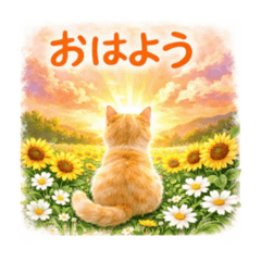 Cats in flowers