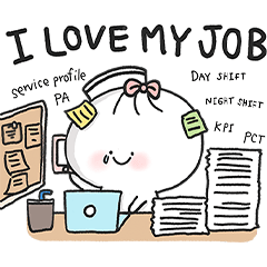 น้องมู้ดเป็นพยาบาล คำใช้ได้ทุกเวร