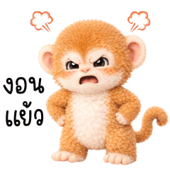 น้องลิง ลิงหิมะน้อยน่ารัก