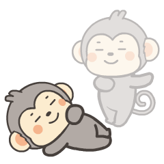 Funny Monkey 4 : Animated Stickers