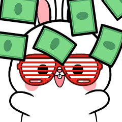Funny Rabbit 7 : Animated Stickers