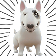 "Bull Terrier" dog #6
