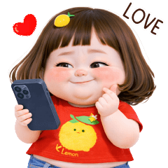 Funny face girl 208 EN