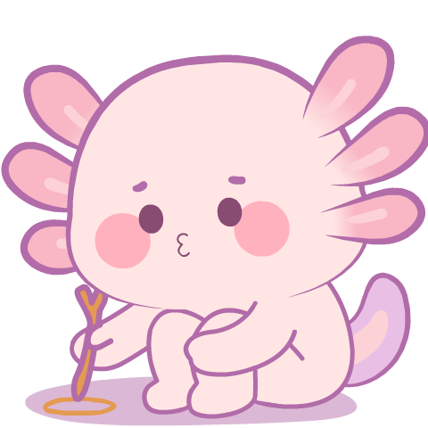 Chubby Axolotl 2 : Effect stickers