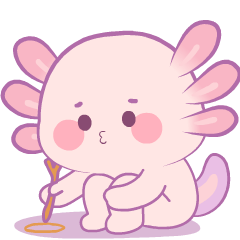 Chubby Axolotl 2 : Effect stickers