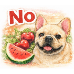 Dogs and fruits