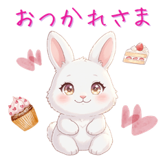 Cute Bunny Stickers 316