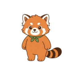 Cute and soothing red panda stickers