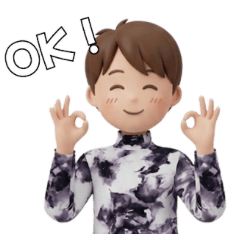 Happy 3D Girl: Daily Life Stickers
