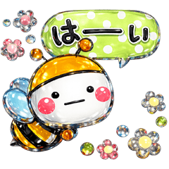 きらきら光沢ガラス♡毎年使える春スタンプ