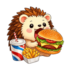 貪吃哈利的美食貼圖（無文字）
