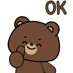 Chubby Teddy Bear : Effect stickers