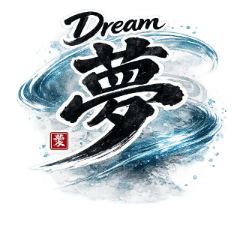 帥氣書法漢字一字LINE貼圖