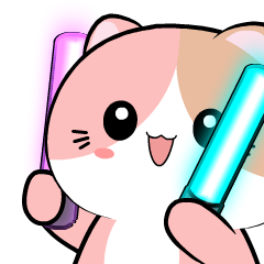 Baby Pink Cat : Animated