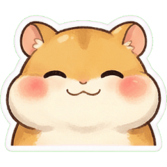 頰心餅：呆萌胖臉日常表情貼 I