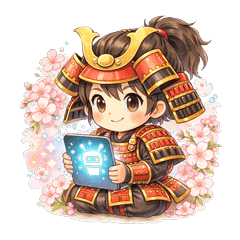 AI Warrior Ojisan Stickers