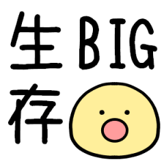 SURVIVAL CONFIRMATION-FACE BIG STICKER