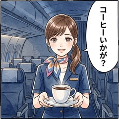 Cute CA Girl: Flight Attendant Stickers
