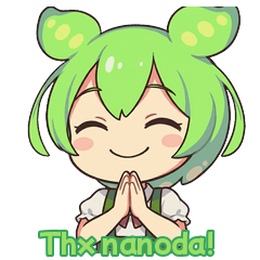 Zundamon Greeting Stickers (ID)