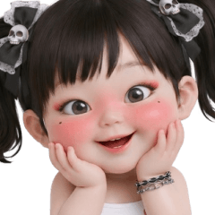 地雷妹可愛表情多 大貼圖