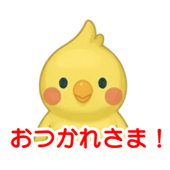 Everyday Ping Pong Cockatiel Stickers