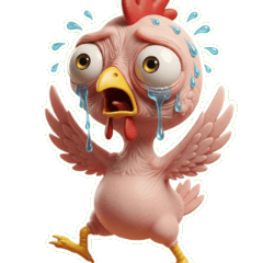 人生好難簡直是雞毛