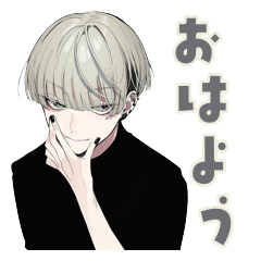 金髪男子のゆるい挨拶