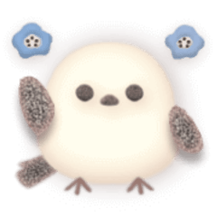 move*Marshmallow Long-tailed Tit*