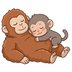 Ee-ee 小猴子 日常 實用 無文字版 貼圖