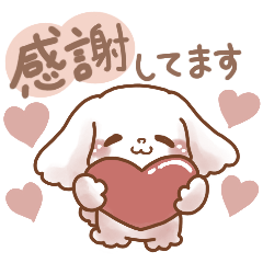 Cute&Positive Bunny -polite stickers