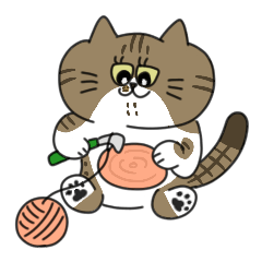 Knitting Cats Opipi & Kuroshi