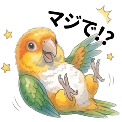 White-cheeked Parakeet Stamp-2