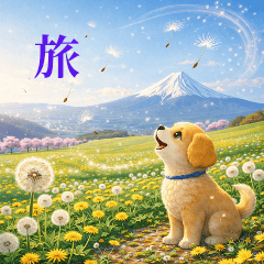 Quiet Philosophical Puppy Four Seasons