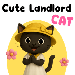 Cute Landlord Cat