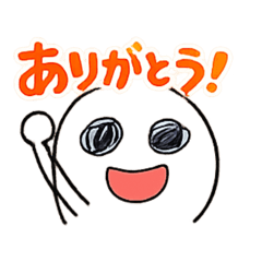 顔のスタンプ、？