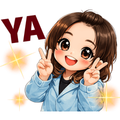 Pisces Girl Stickers