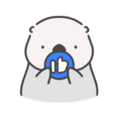 Simple Sea Otter Stickers