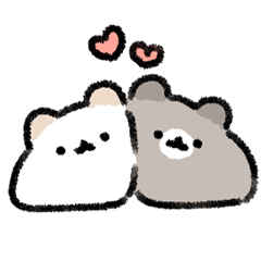 Ham Ham Couples: Hugs and Kisses