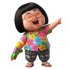 เจ๊สั้นกับสงกรานต์