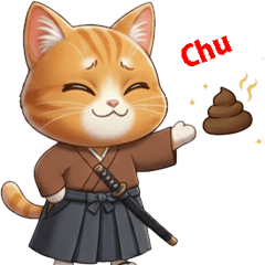 Samurai Cat & Little Poo: Funny Life
