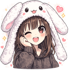 Fluffy Bunny girl