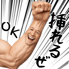 Japanese funny armman stickers