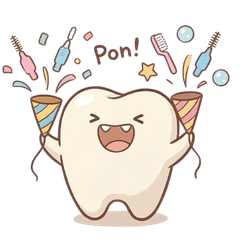 Everyday Cute Tooth Mini Character